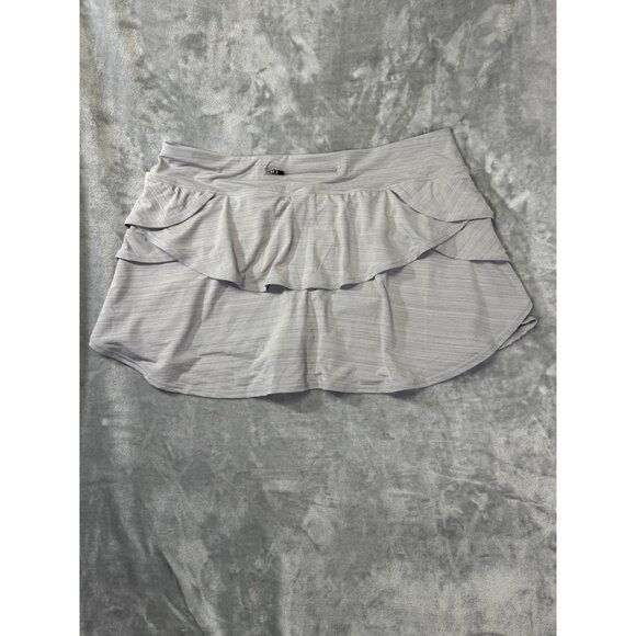 Ideology Gray XXL Performance Moisture-Wicking Tiered Athletic Skort - Picture 14 of 16